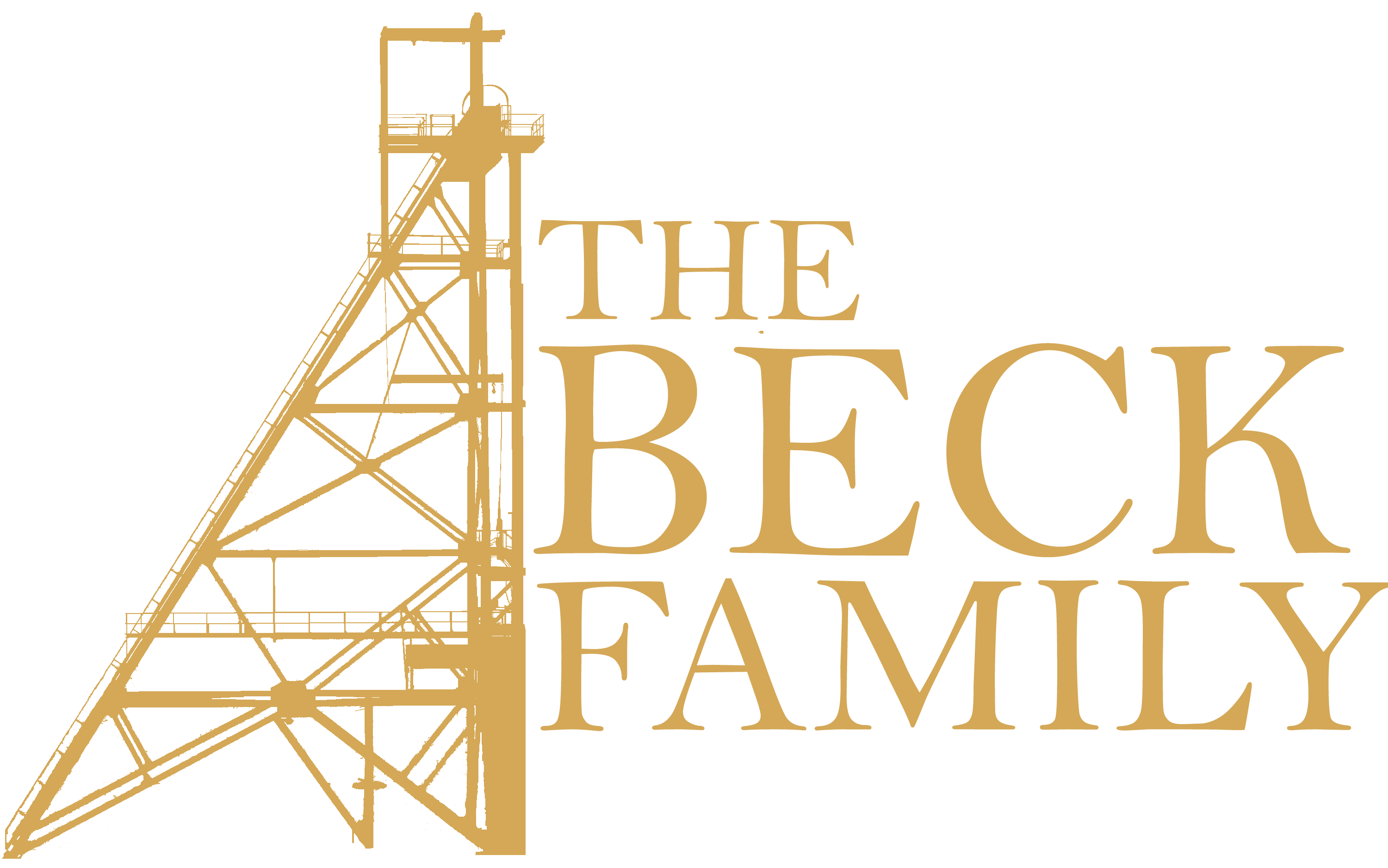 The Beck Family — Gold Mine Headframe Logo
