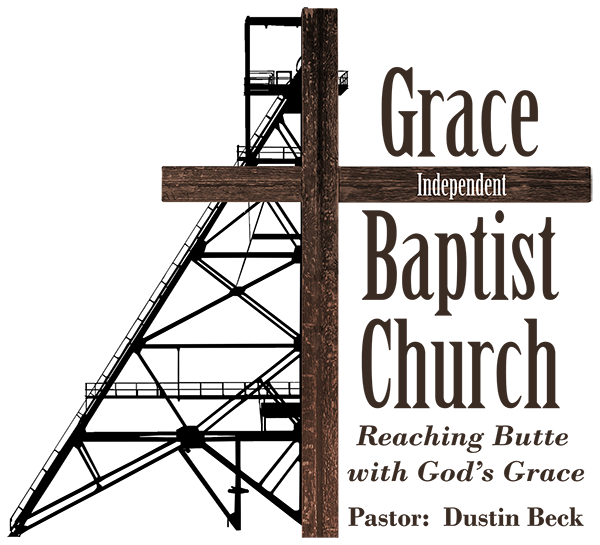 Grace Baptist Church — Cross & Headframe Sign Logo