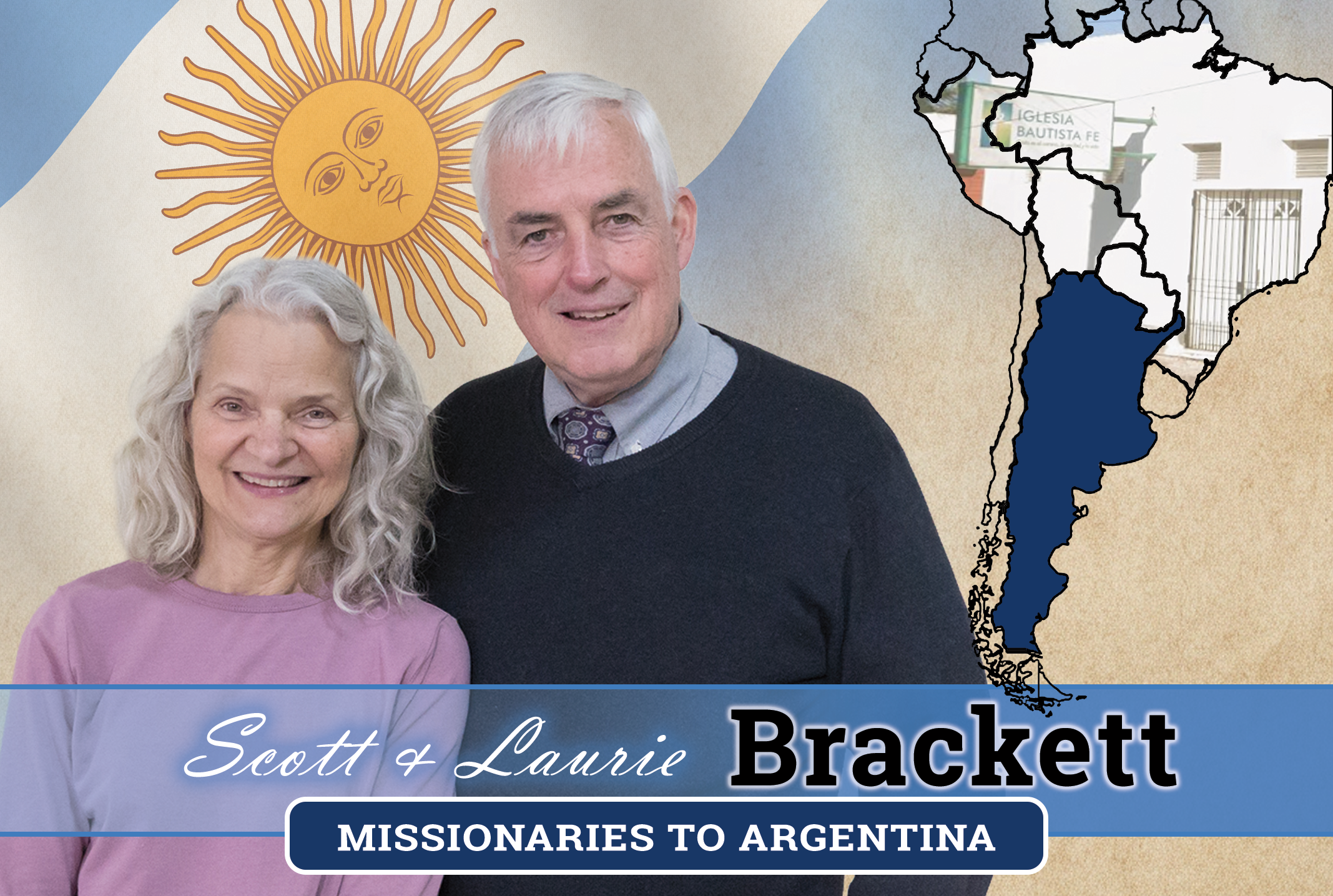 Argentina Missionary Prayer Card Creation and Print — Scott Brackett