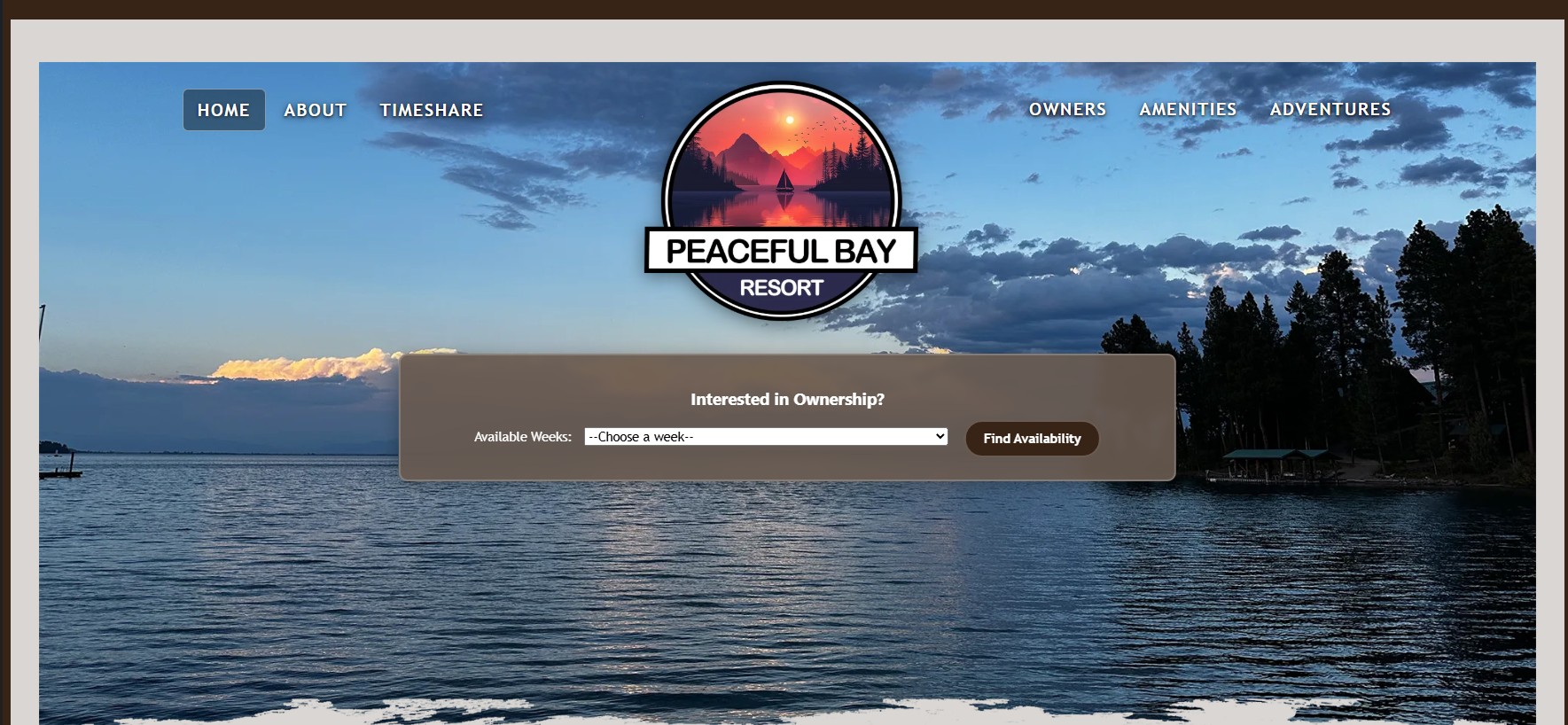 Screenshot of Peaceful Bay Resort & Club